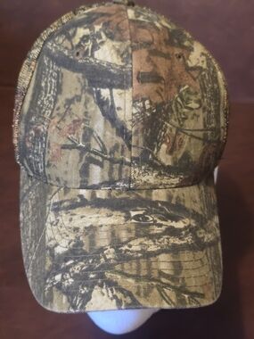 Signature by Levi Strauss Camo Baseball Cap in Brown Green Tan
